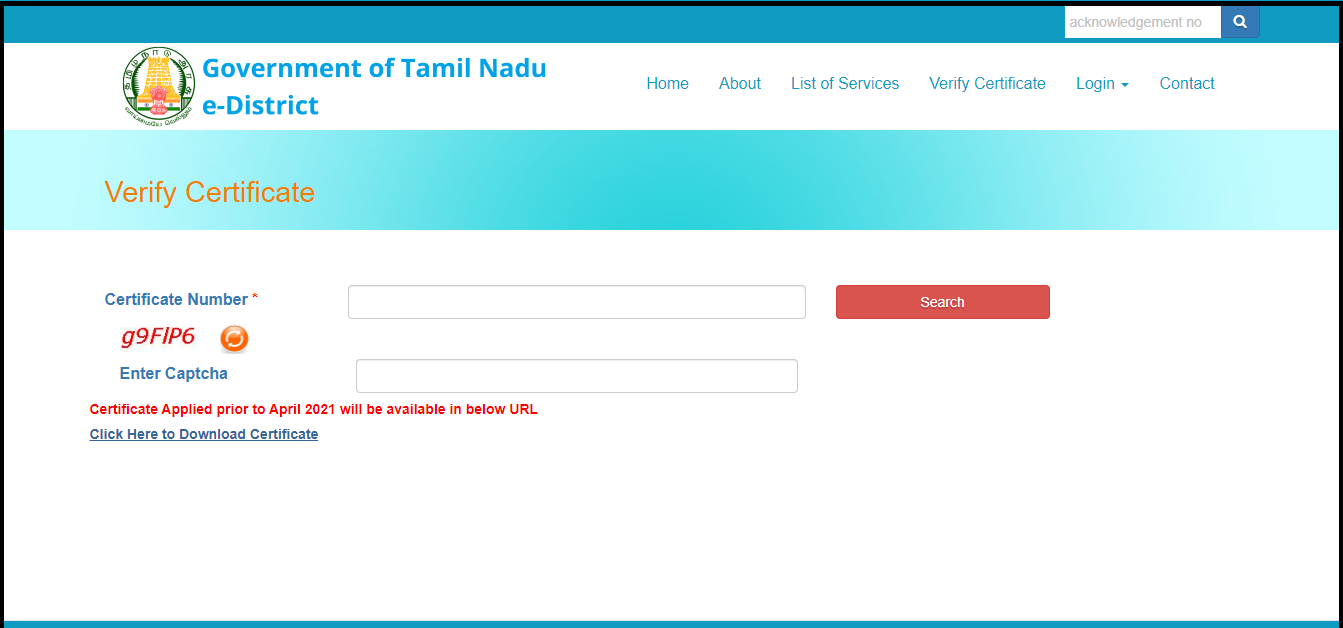 tn e district certificate download